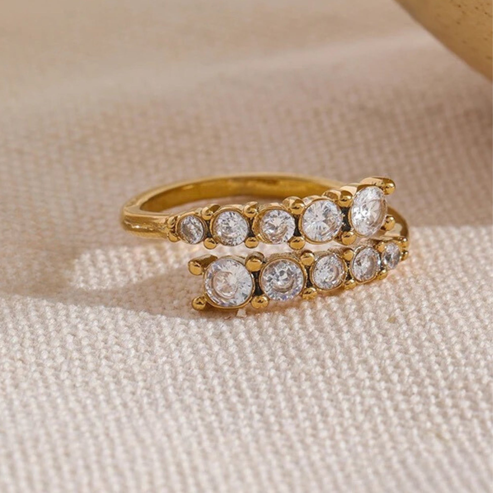 Radiant Symphony Adjustable Ring