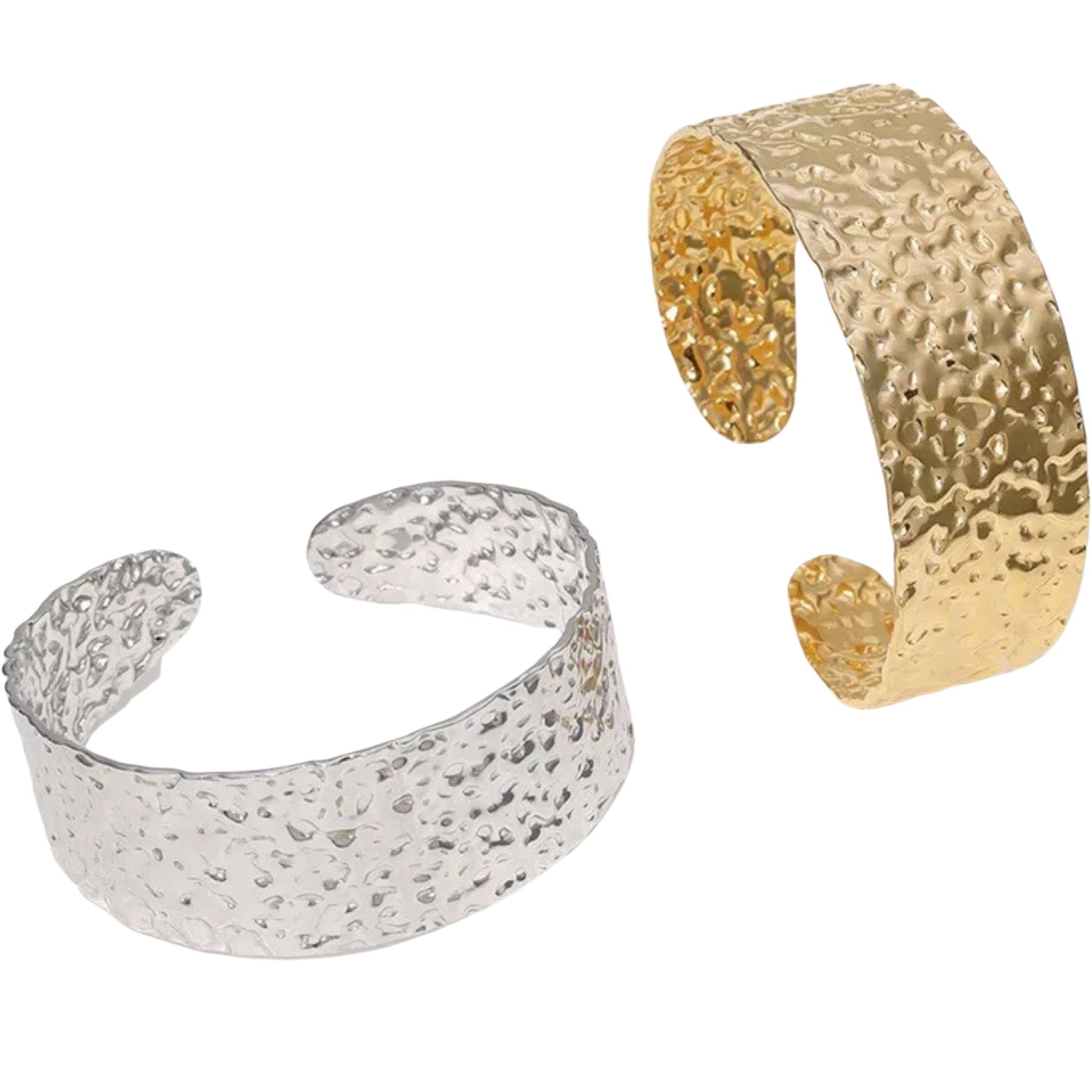 Textured Elegance Adjustable Cuff Bracelet