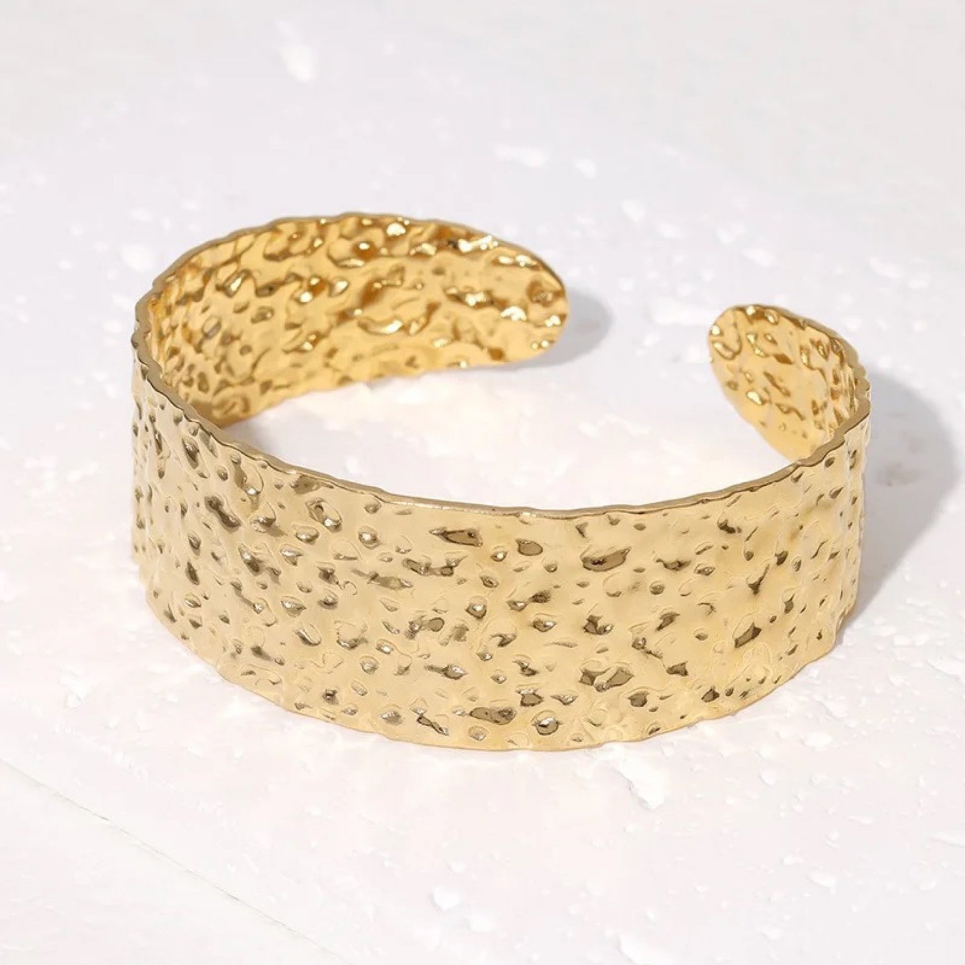Textured Elegance Adjustable Cuff Bracelet