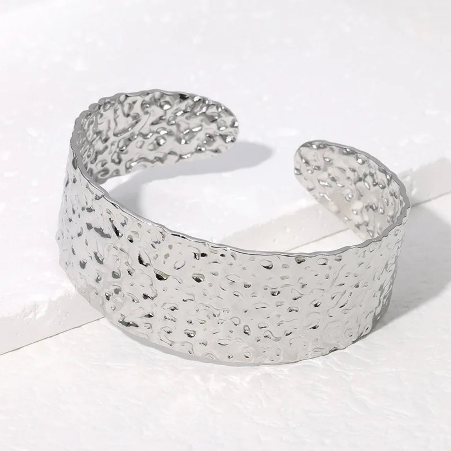 Textured Elegance Adjustable Cuff Bracelet